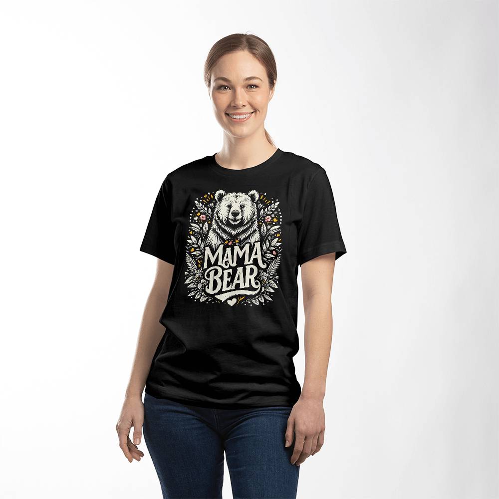 Bella + Canvas 3001 Women's T-Shirt - Mama Bear