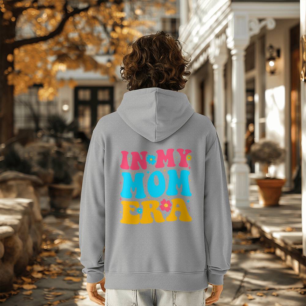 Bella + Canvas 3719 Unisex Pullover Women's Hoodie - In My Mom Era