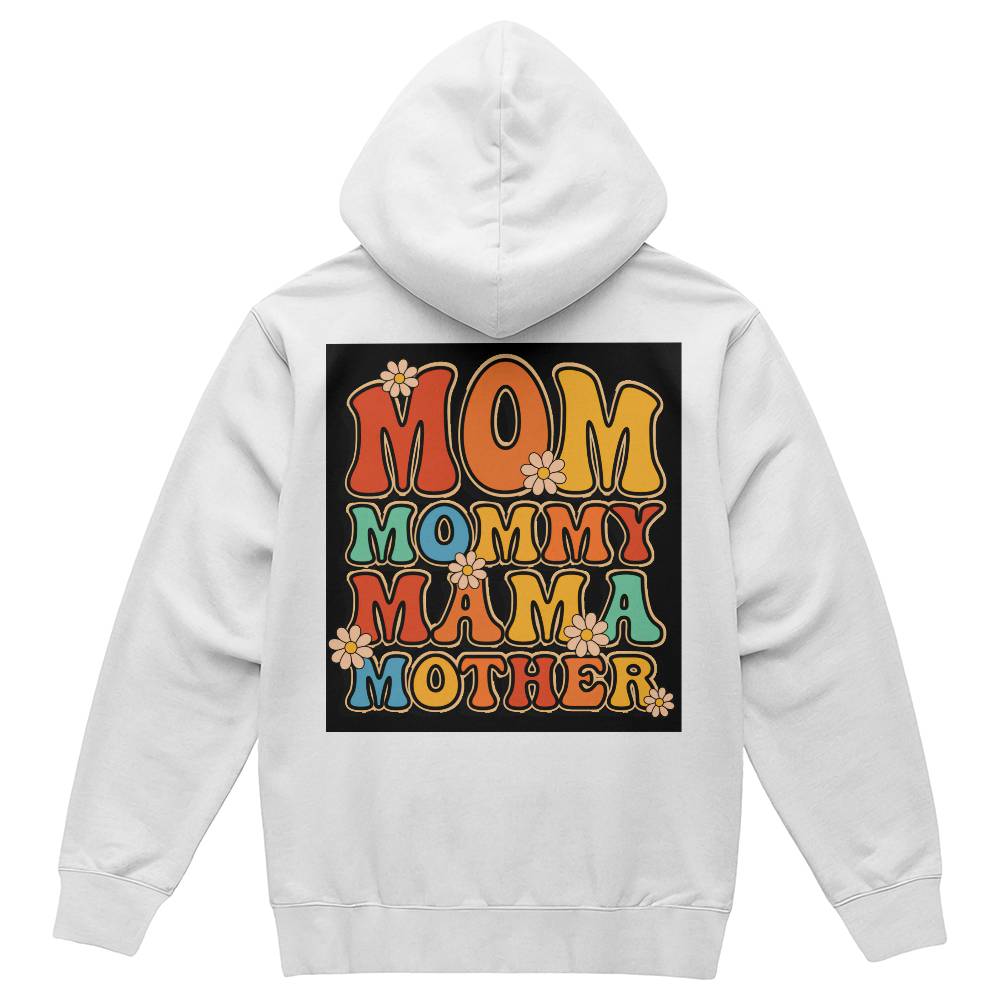 Bella + Canvas 3719 Unisex Pullover Women's Hoodie - Mom, Mummy, MaMa, Mother