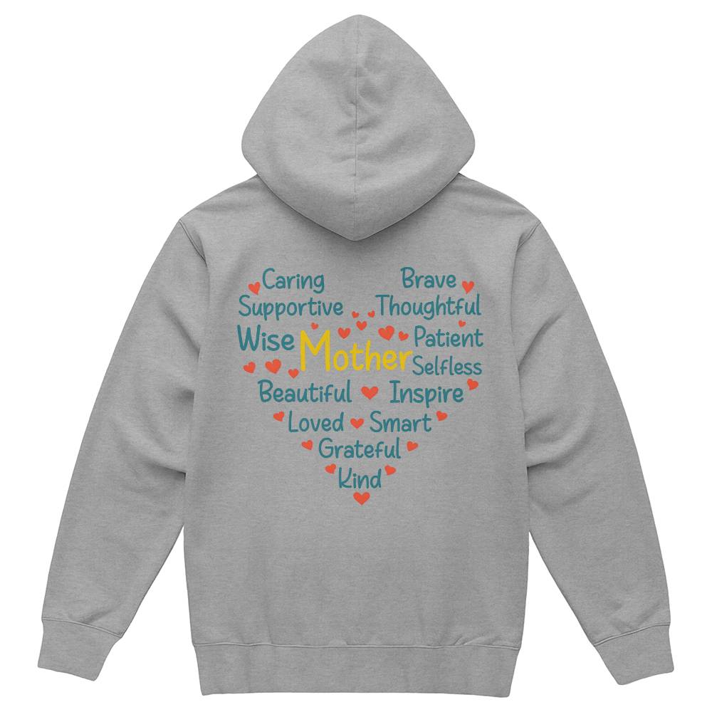 Bella + Canvas 3719 Unisex Pullover Women's Hoodie - caring Mother