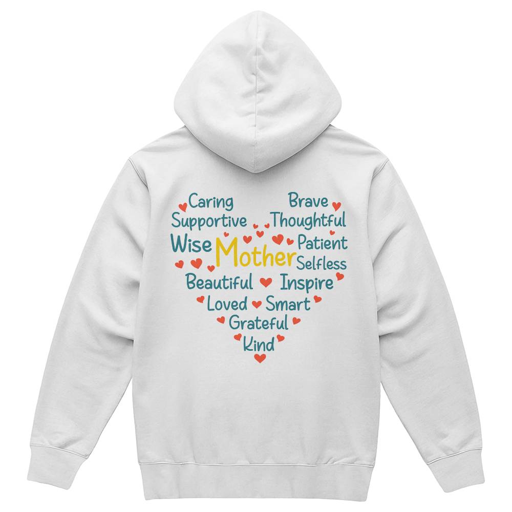 Bella + Canvas 3719 Unisex Pullover Women's Hoodie - caring Mother