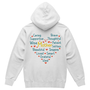 Bella + Canvas 3719 Unisex Pullover Women's Hoodie - caring Mother