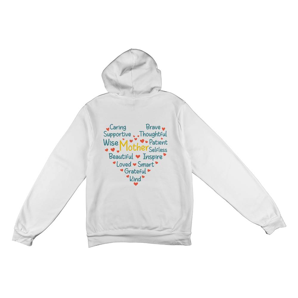 Bella + Canvas 3719 Unisex Pullover Women's Hoodie - caring Mother