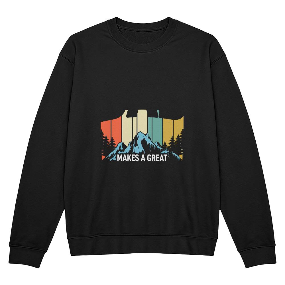 Bella + Canvas 3945 Crewneck Sweatshirt - A great dad