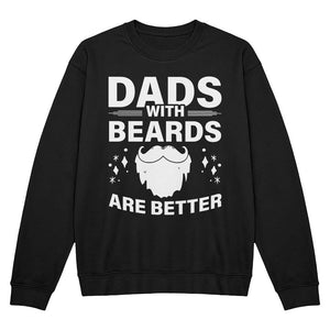 Bella + Canvas 3945 Crewneck Sweatshirt - Dad with beards