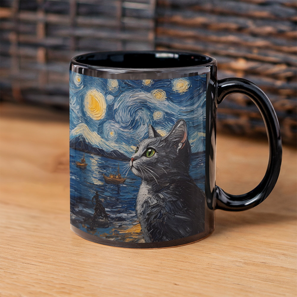 Black Ceramic Mug