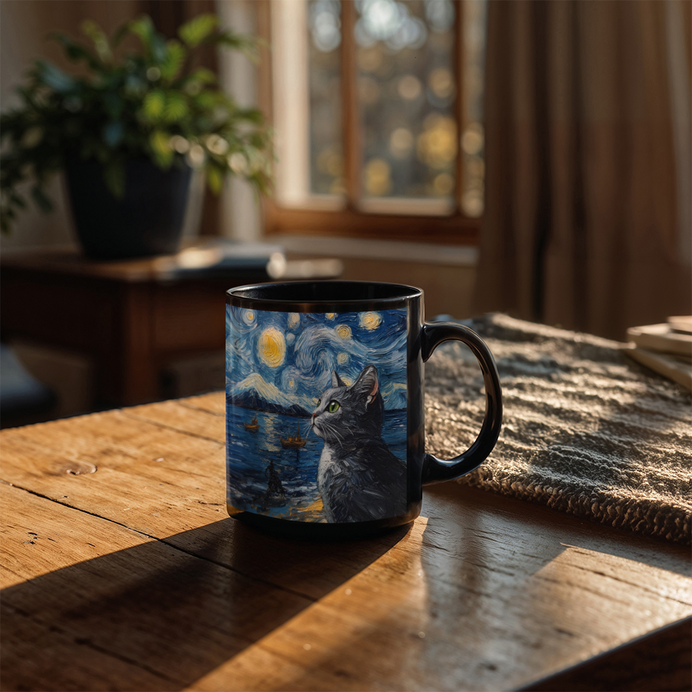 Black Ceramic Mug