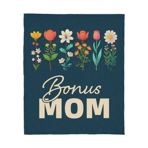 Bonus Mom - Jersey Fleece Blanket