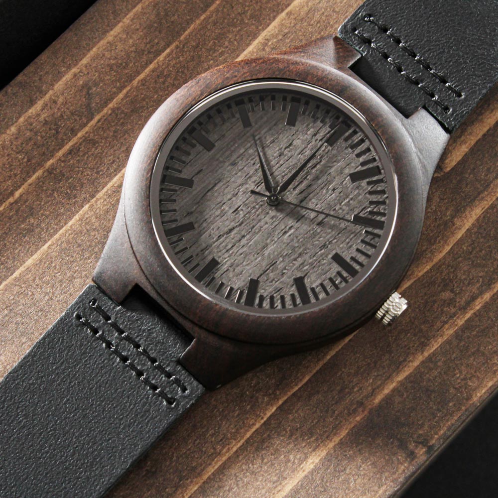 Card Wood Watch with Engraving - Adventures Together