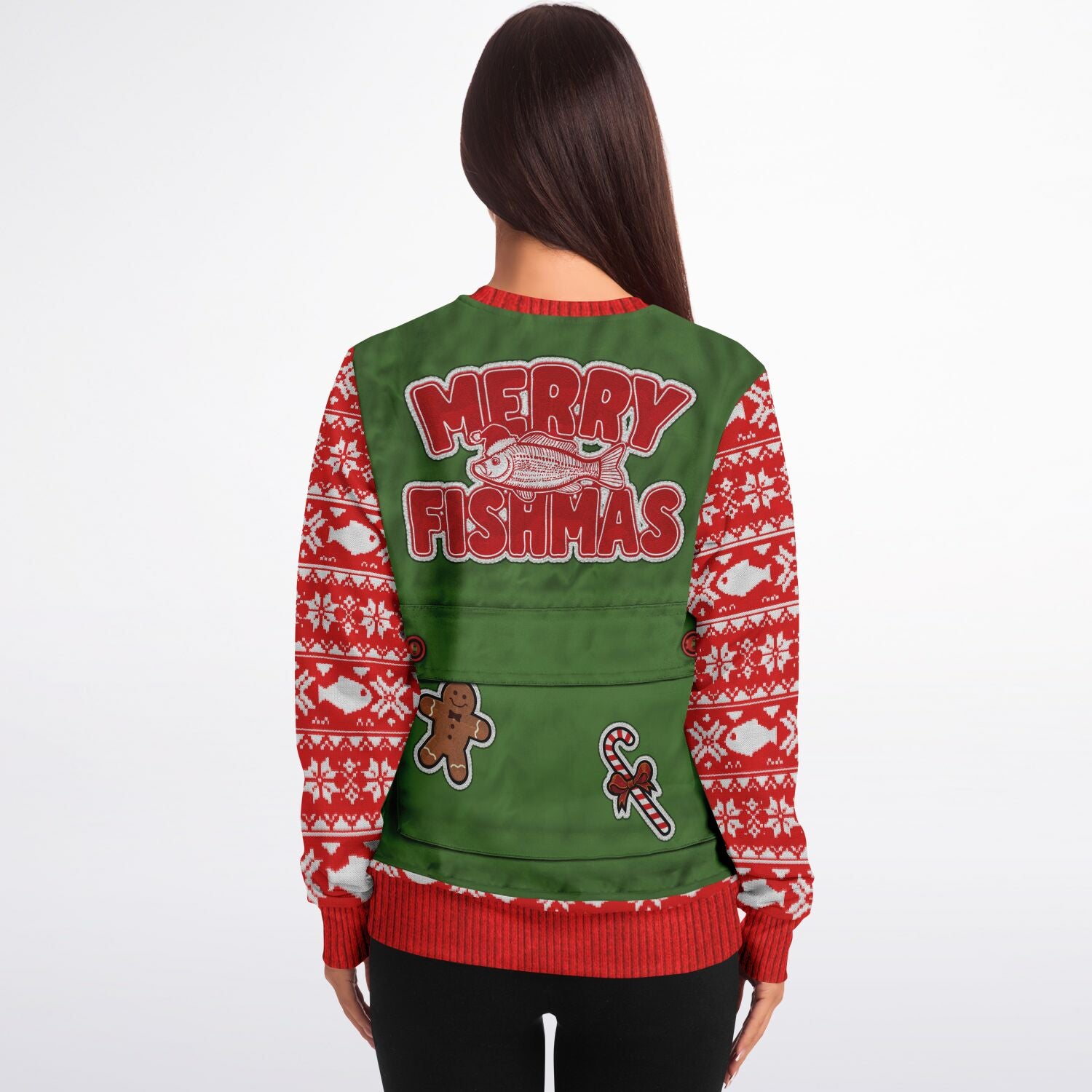 Christmas Sweat Shirt - Merry Fishmas