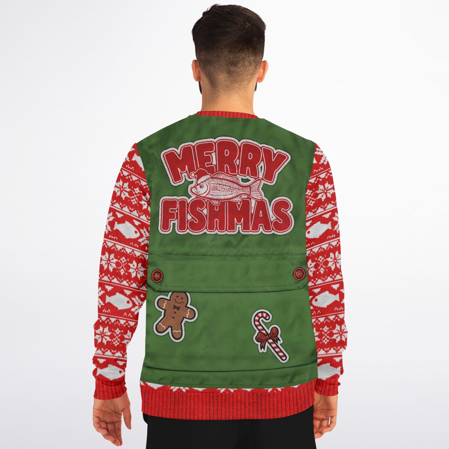 Christmas Sweat Shirt - Merry Fishmas