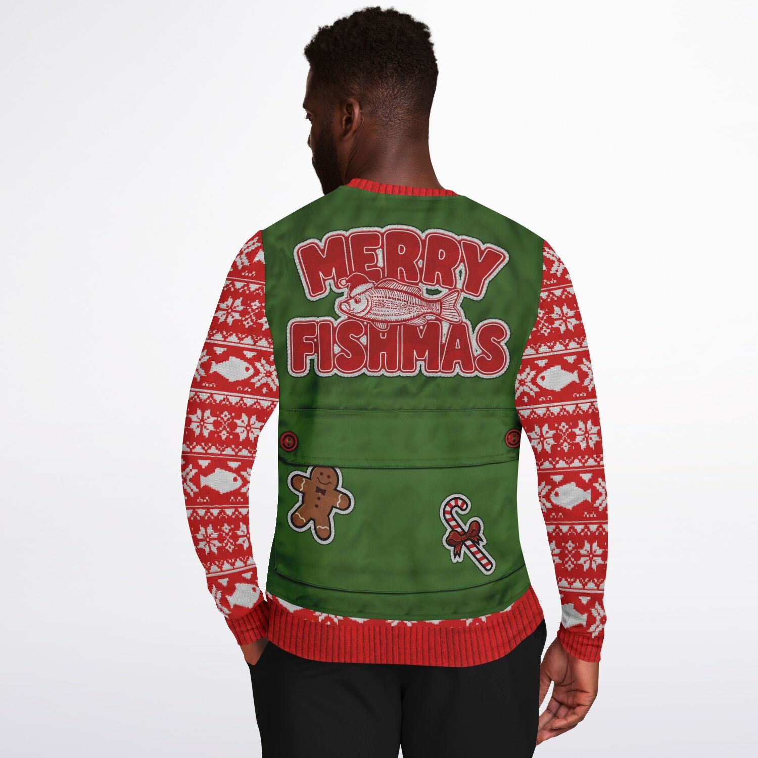 Christmas Sweat Shirt - Merry Fishmas