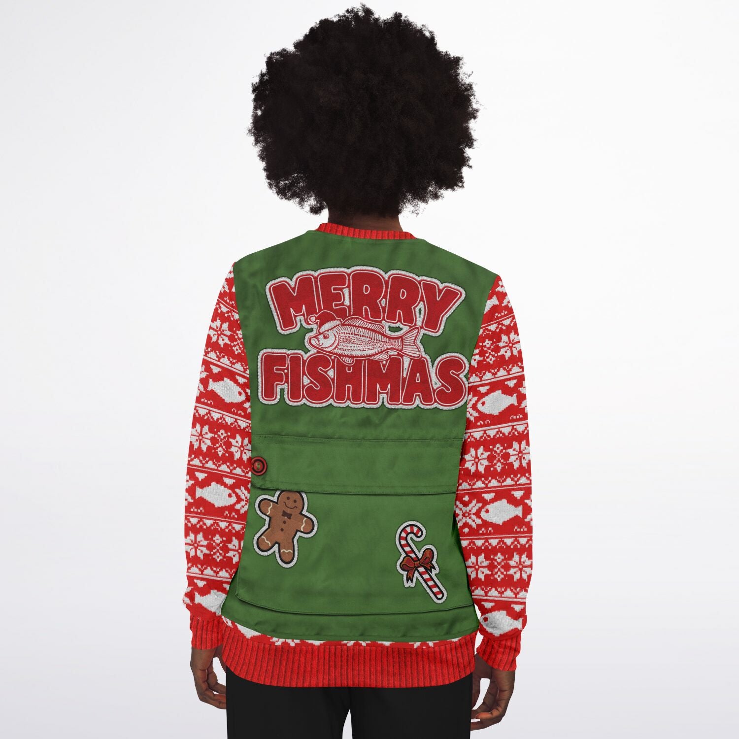 Christmas Sweat Shirt - Merry Fishmas