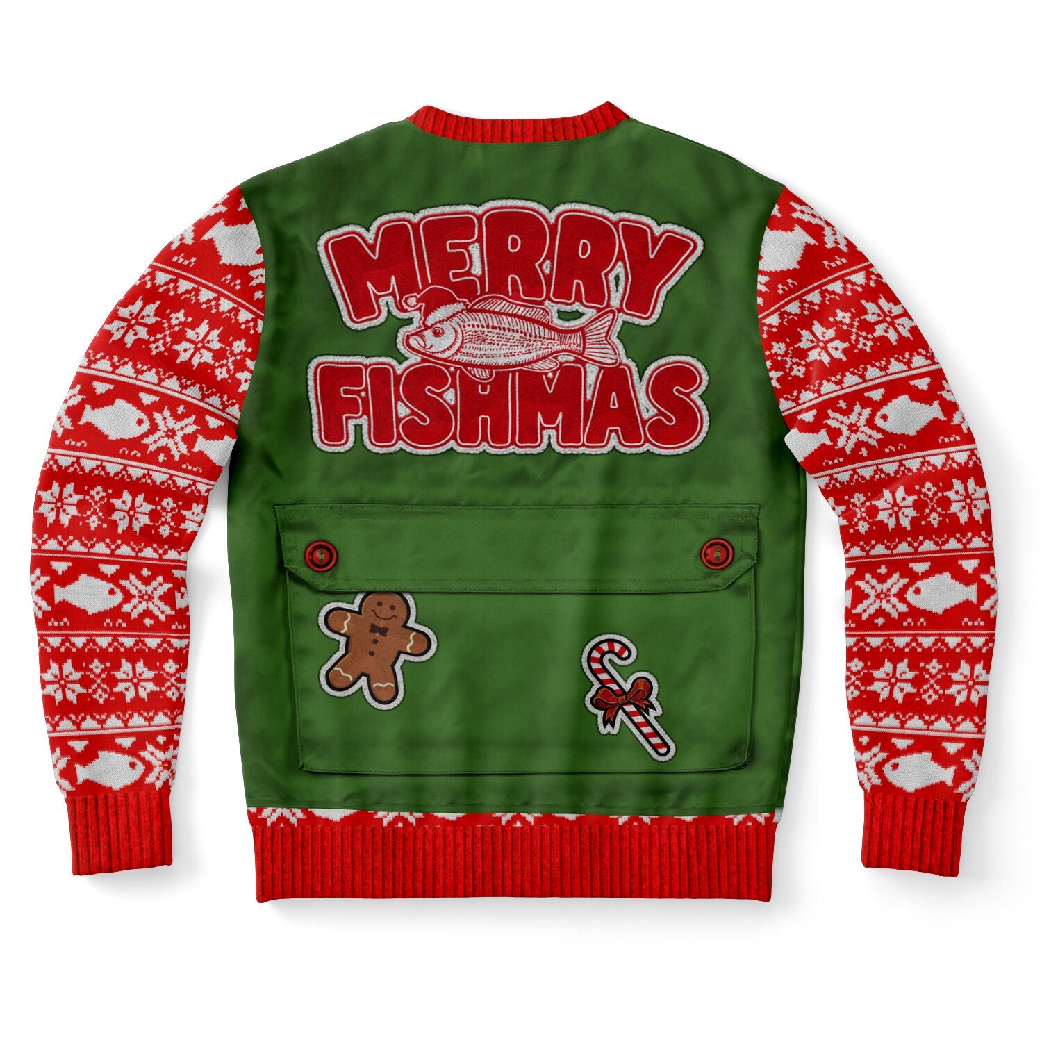 Christmas Sweat Shirt - Merry Fishmas