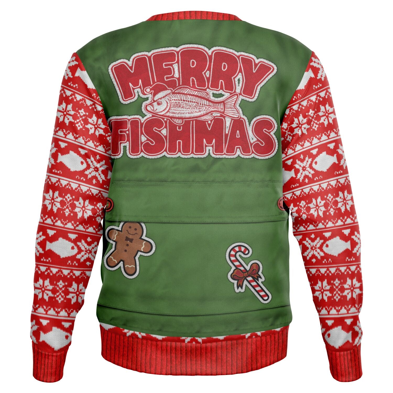 Christmas Sweat Shirt - Merry Fishmas