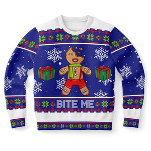 Christmas Sweatshirt - Bite me