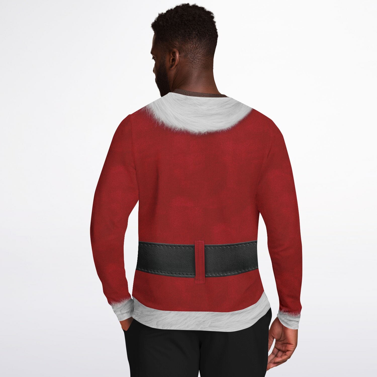 Christmas Sweatshirt - Fit Santa - African American