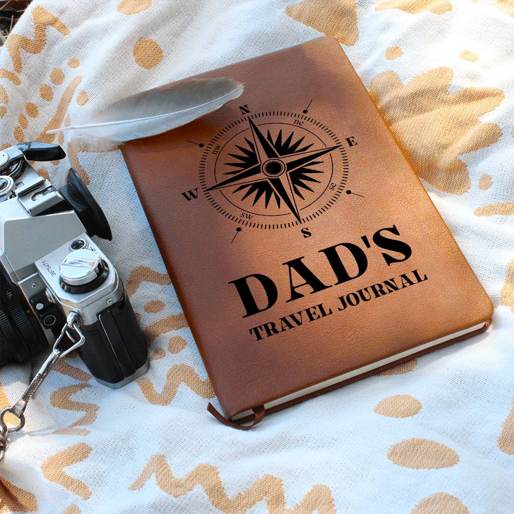 DAD Travel Graphic Leather Journal