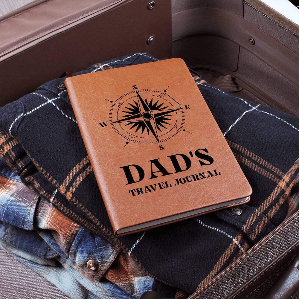 DAD Travel Graphic Leather Journal