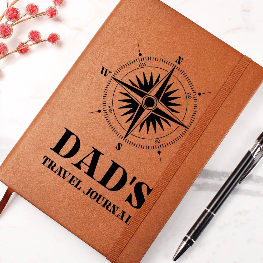 DAD Travel Graphic Leather Journal