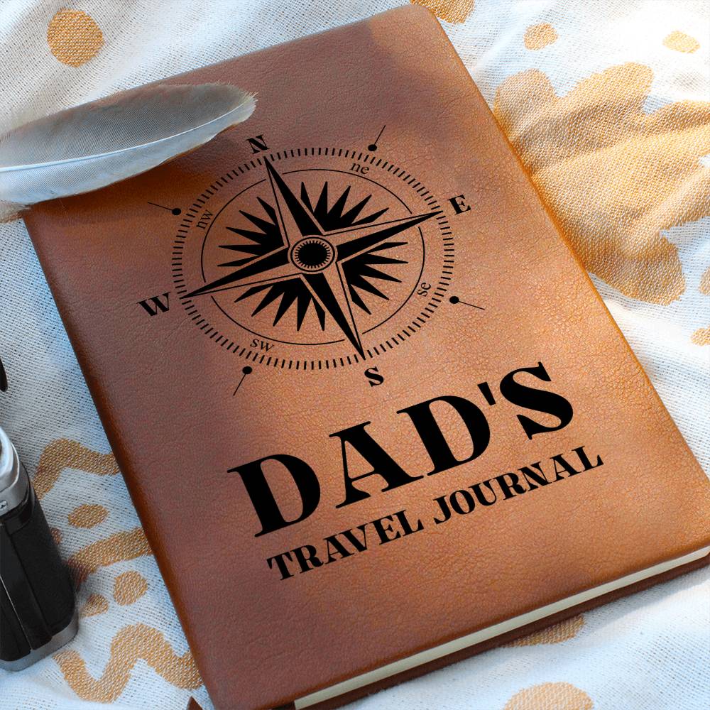 DAD Travel Graphic Leather Journal