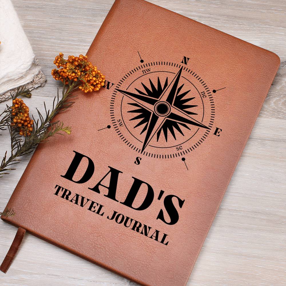 DAD Travel Graphic Leather Journal