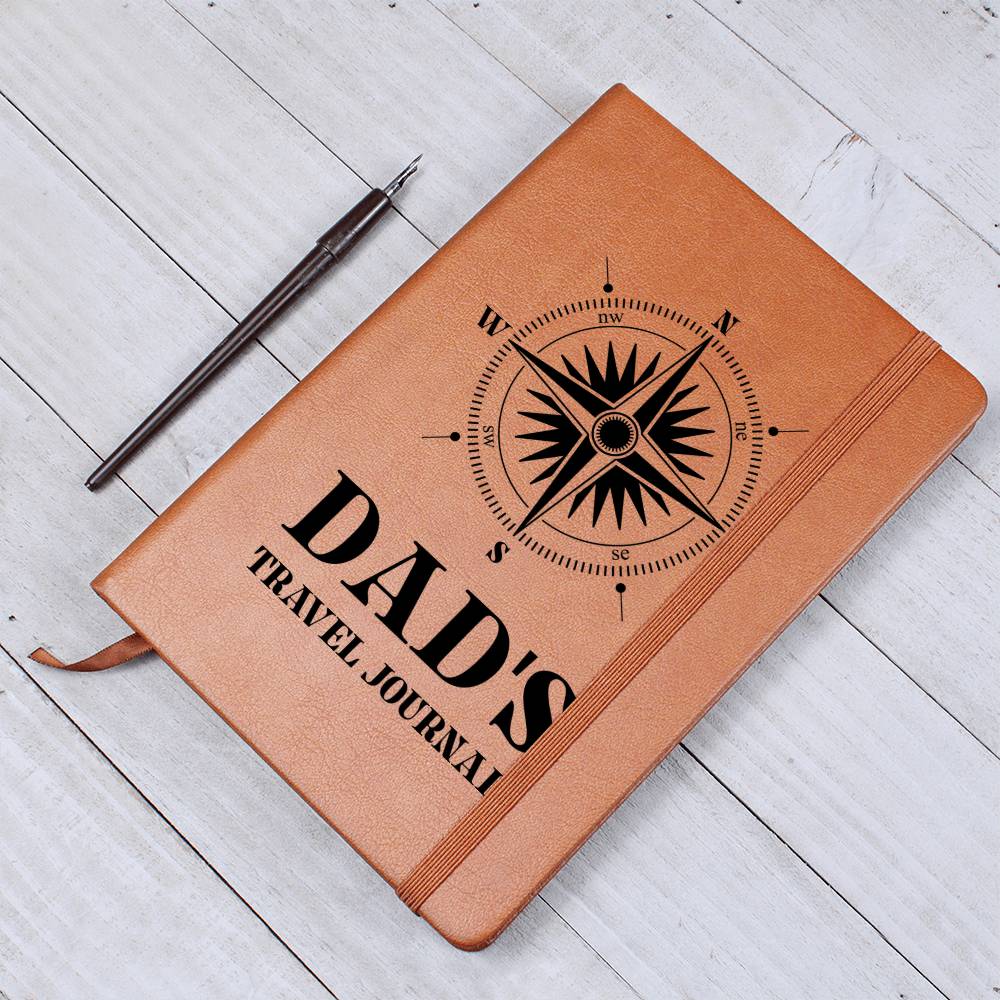 DAD Travel Graphic Leather Journal