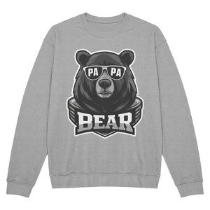 Dad Papa Bear premium Bella + Canvas 3945 Crewneck