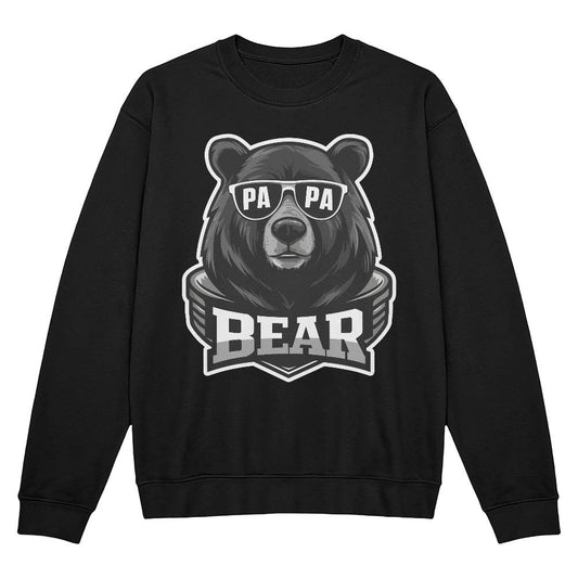 Dad Papa Bear premium Bella + Canvas 3945 Crewneck