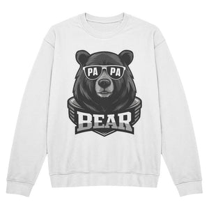 Dad Papa Bear premium Bella + Canvas 3945 Crewneck