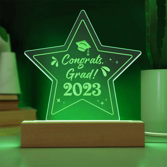 Engraved Acrylic Plaque - Congrats