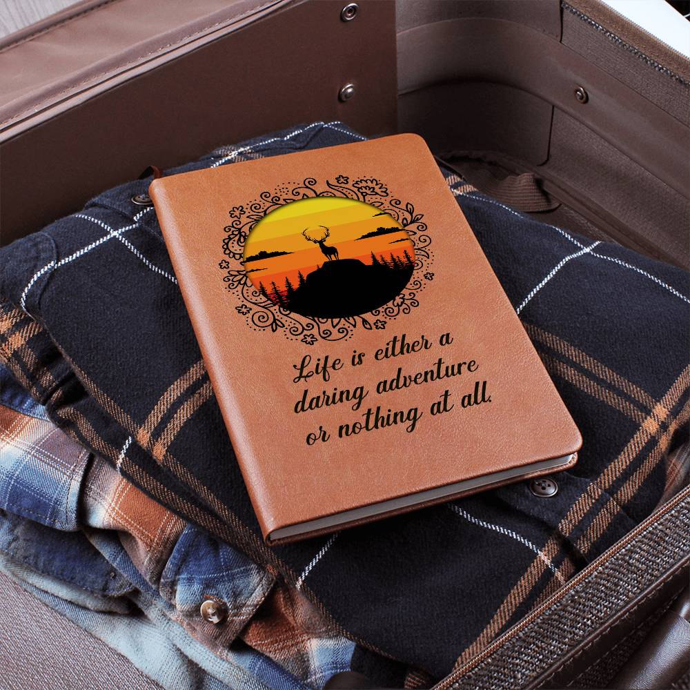 Graphic Leather Journal - Adventure