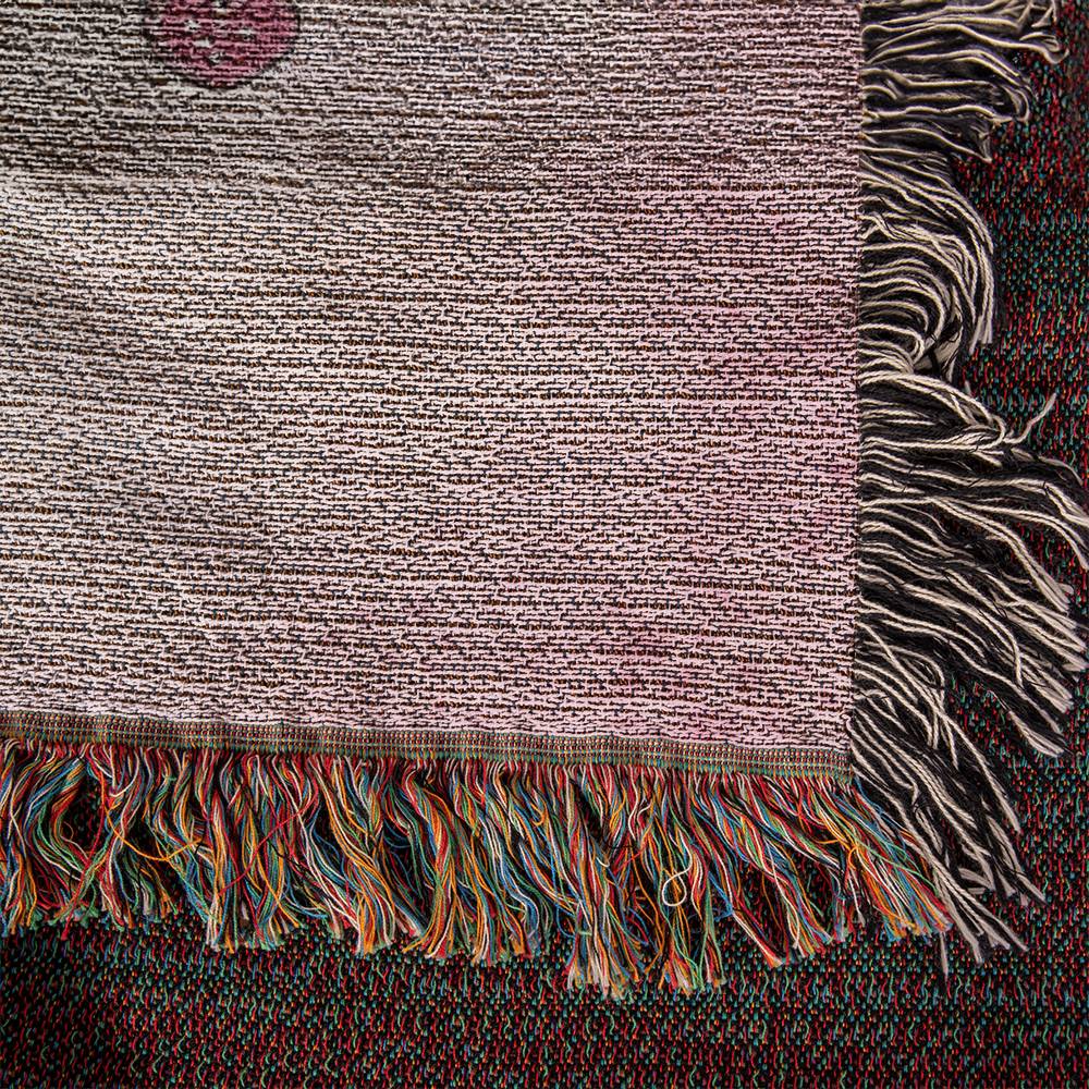 Heirloom Woven Blanket -I lov you mom