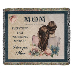 Heirloom Woven Blanket - Mom Thank you