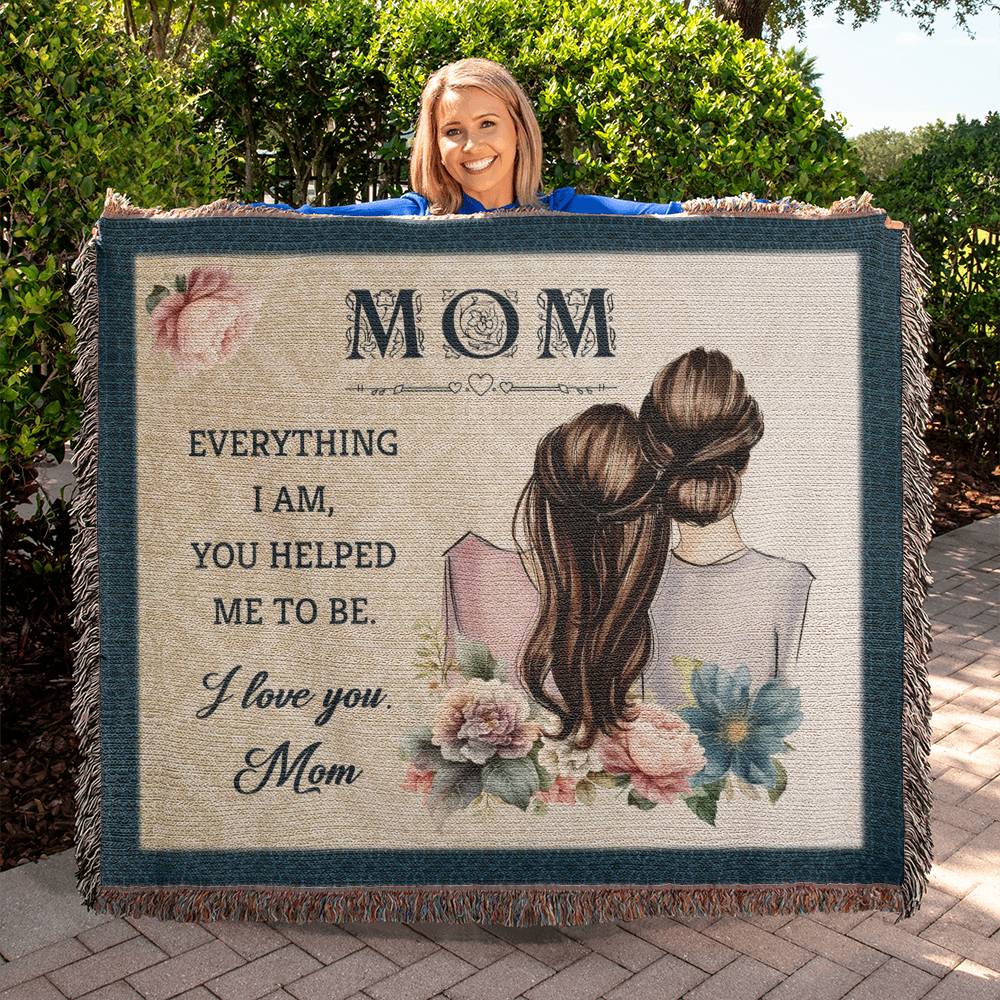 Heirloom Woven Blanket - Mom Thank you