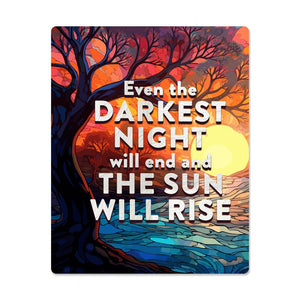 High Gloss Metal Art Print(4.5) - Even Darkest Night