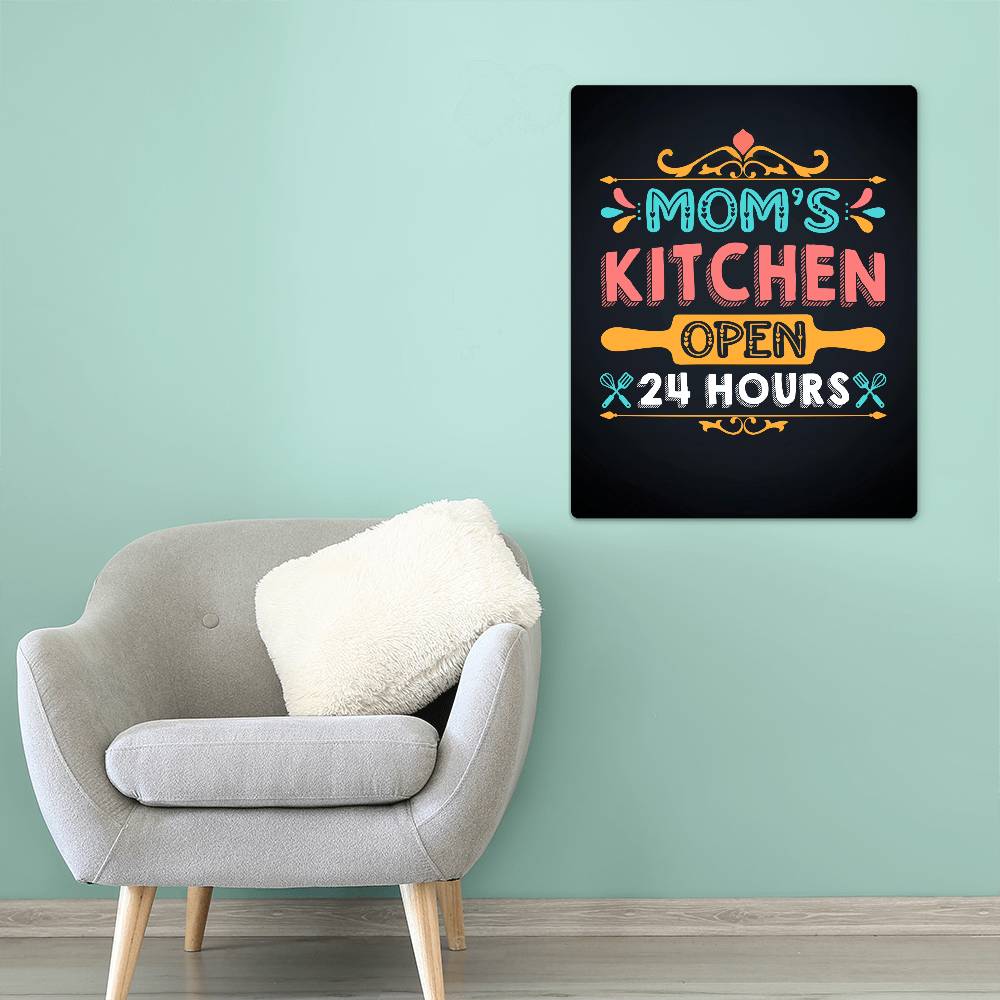 High Gloss Metal Art Print (4:5) - Mom's Kitchen