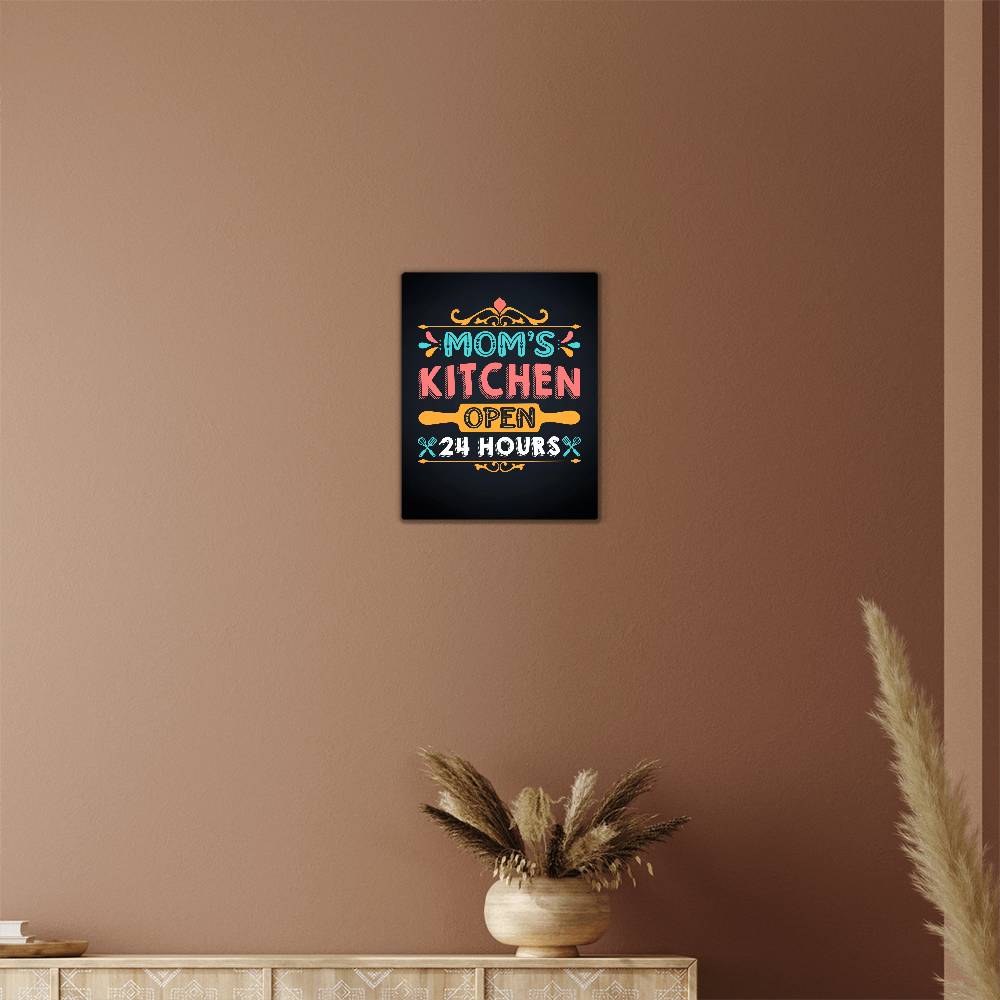 High Gloss Metal Art Print (4:5) - Mom's Kitchen