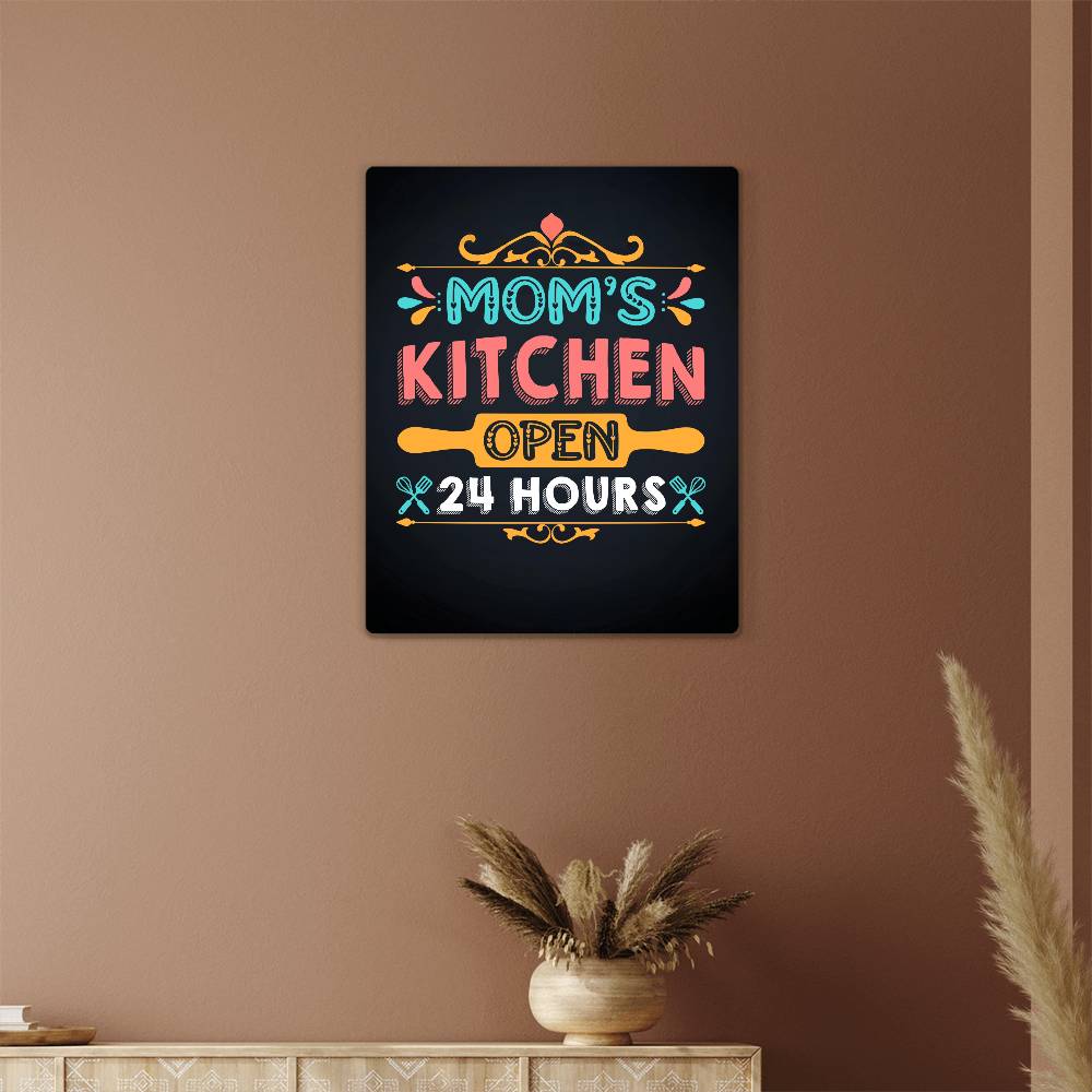 High Gloss Metal Art Print (4:5) - Mom's Kitchen