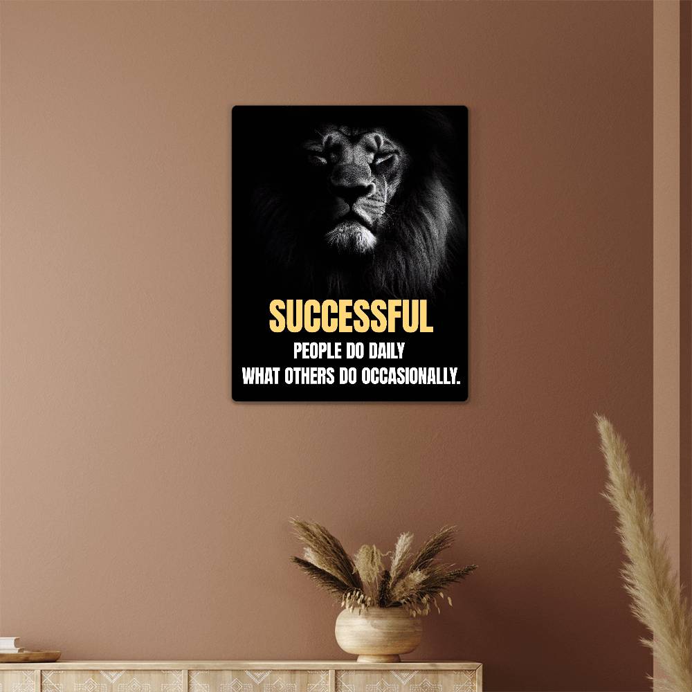 High Gloss Metal Art Print (4:5) - Successfully People