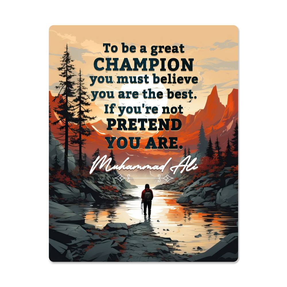 High Gloss Metal Art Print (4:5) - To Be Great