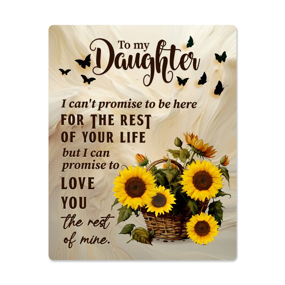 High Gloss Metal Art Print(4.5) - To My Daughter