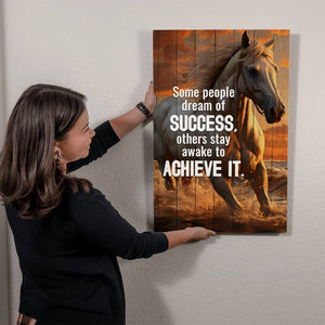 High Gloss Metal Art Print - Awake To Achieve Success