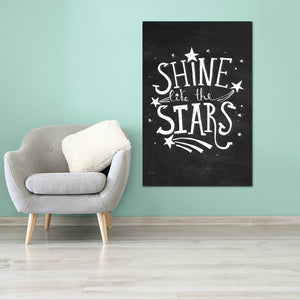 High Gloss Metal Art Print - Shine Like The Stars