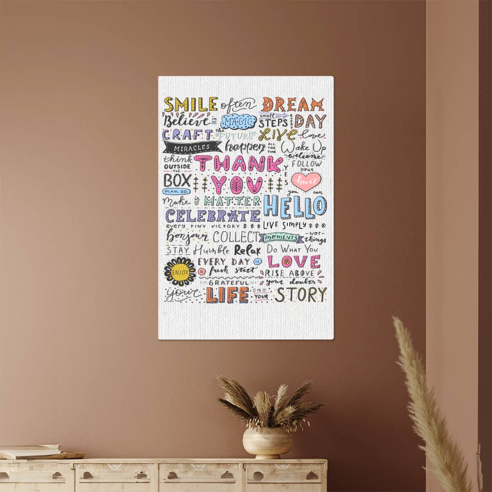 High Gloss Metal Art Print - Smile