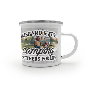 Husband and wife-Enamel Camping Mug