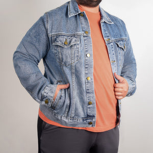 I just want to drink beer and fish all day - Men's DTG Denim Jacket