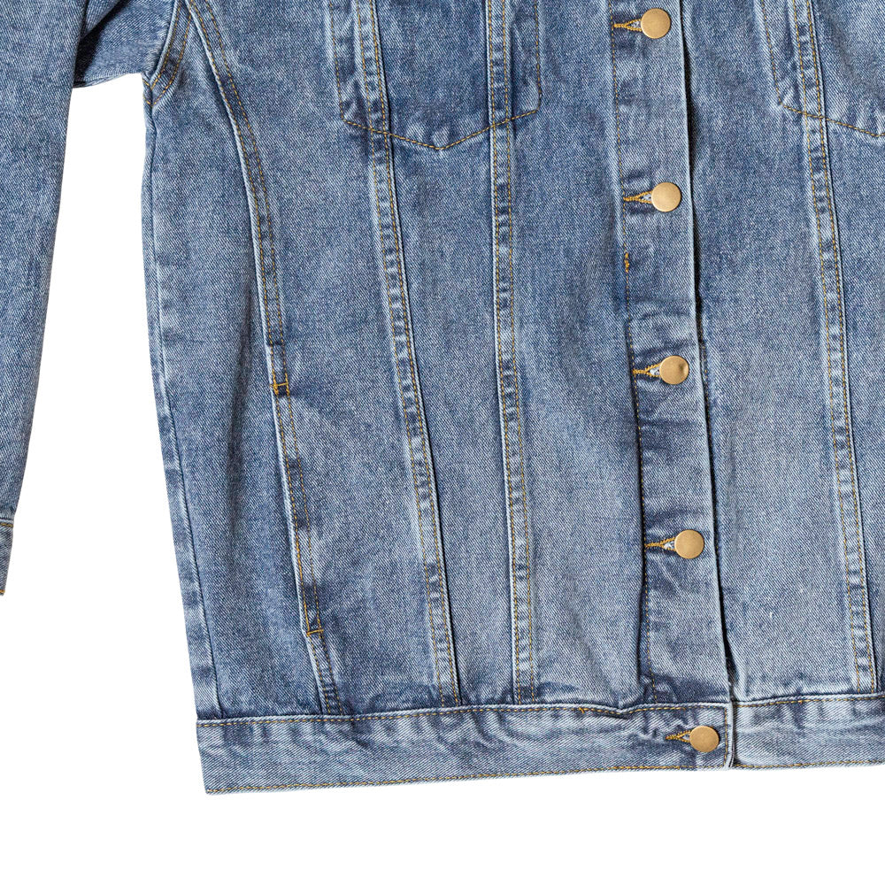 I just want to drink beer and fish all day - Men's DTG Denim Jacket