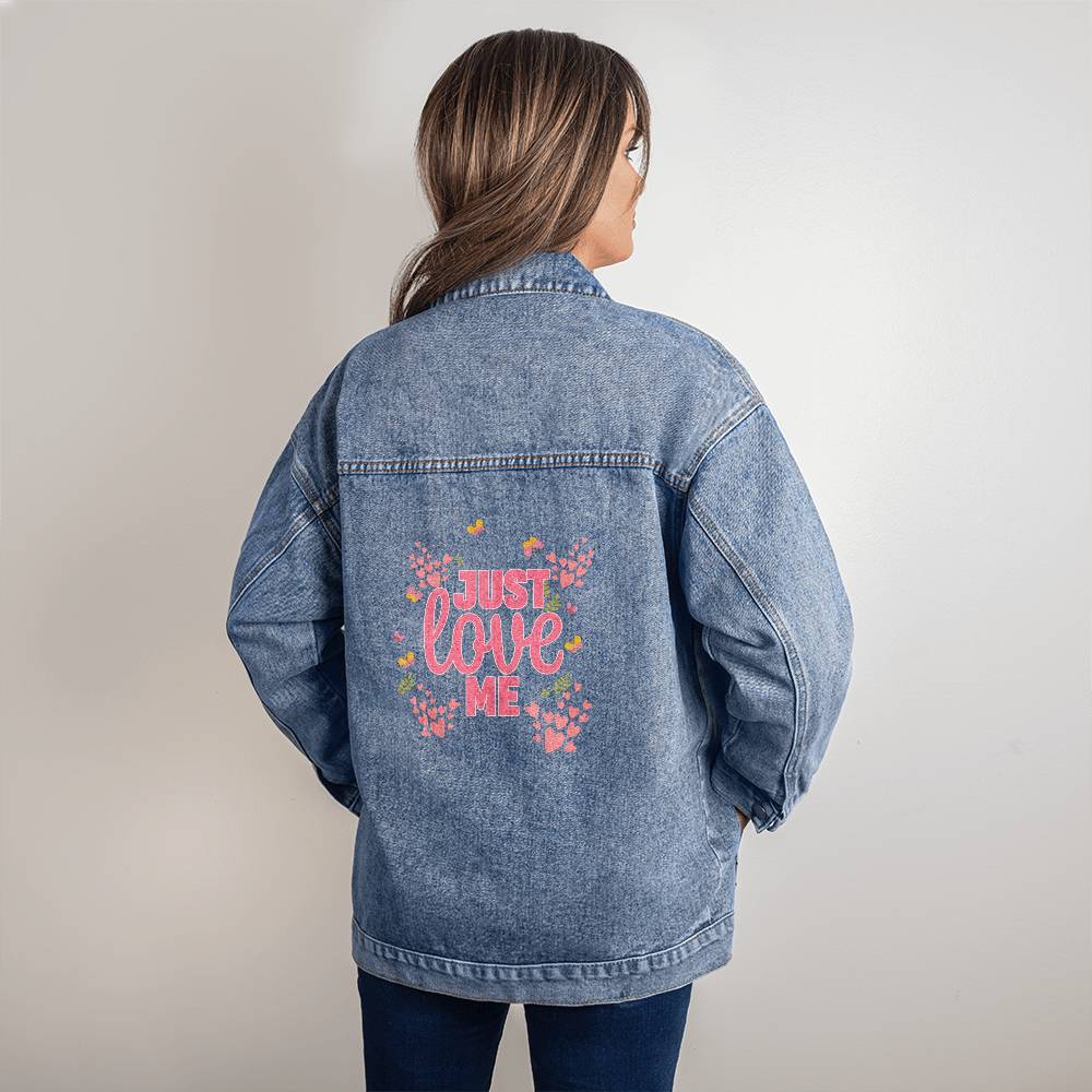 Just Love Me - Women's DTG Denim Jacket