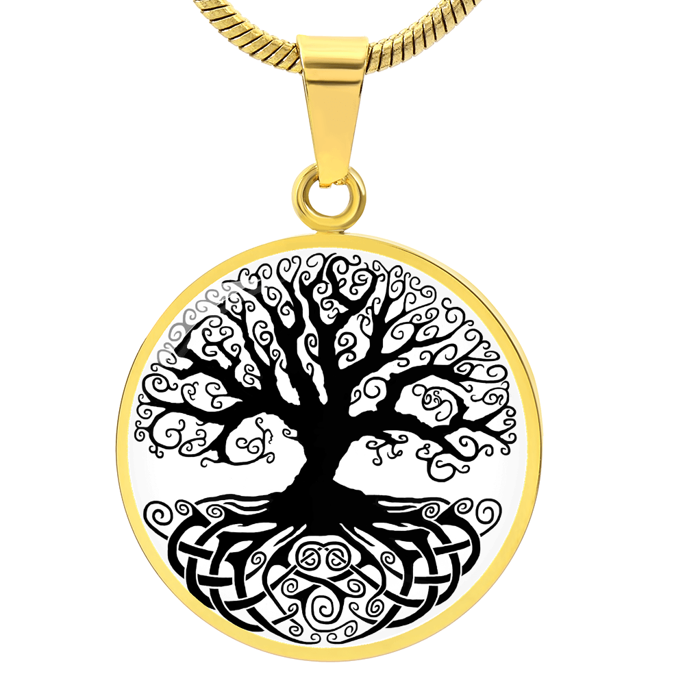 Luxury Graphic Circle Necklace